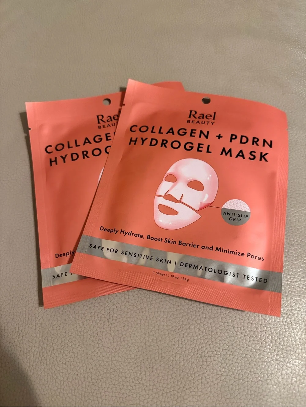 Rare Beauty Collagen + PDRN Hydrogel Mask - Coral